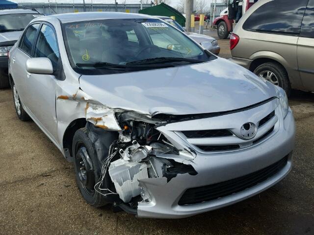 2T1BU4EEXCC890669 - 2012 TOYOTA COROLLA BA SILVER photo 1