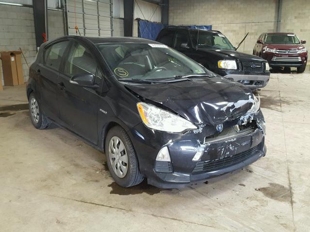 JTDKDTB39D1056895 - 2013 TOYOTA PRIUS C BLACK photo 1