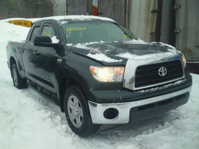 5TBBV54137S456665 - 2007 TOYOTA TUNDRA DOU GREEN photo 1