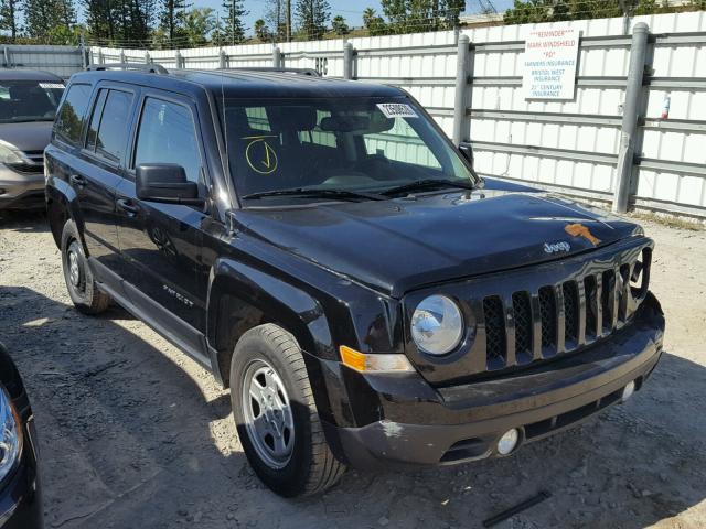 1C4NJPBA8HD150332 - 2017 JEEP PATRIOT SP BLACK photo 1