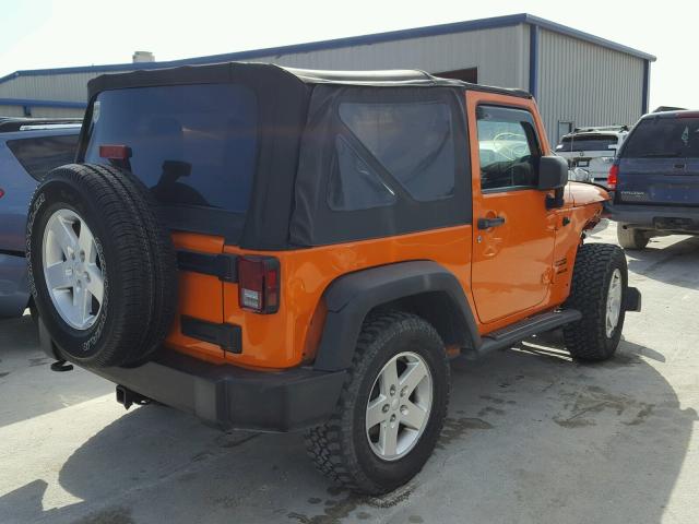 1C4AJWAG5CL216431 - 2012 JEEP WRANGLER S ORANGE photo 4