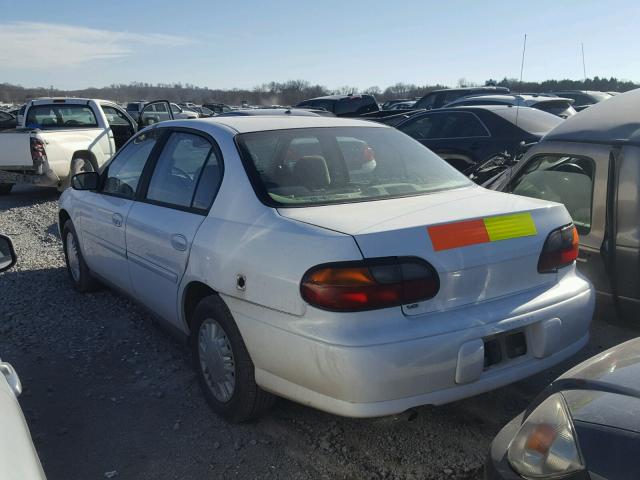 1G1ND52J916253323 - 2001 CHEVROLET MALIBU WHITE photo 3