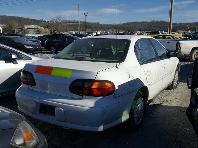 1G1ND52J916253323 - 2001 CHEVROLET MALIBU WHITE photo 4