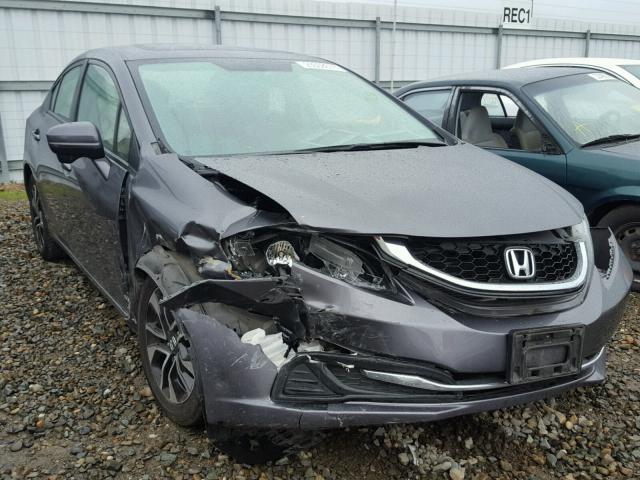 19XFB2F84FE201557 - 2015 HONDA CIVIC EX GRAY photo 1