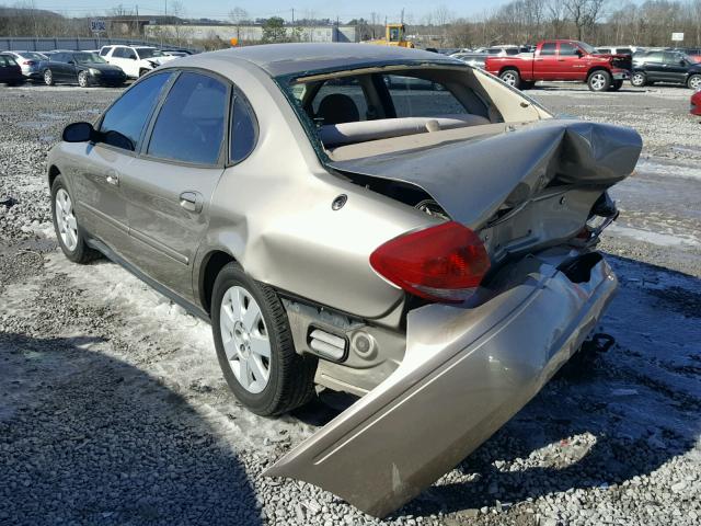 1FAFP52U74A216081 - 2004 FORD TAURUS LX GOLD photo 3