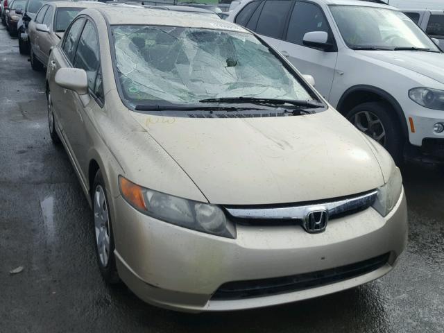 1HGFA16588L026728 - 2008 HONDA CIVIC LX GOLD photo 1