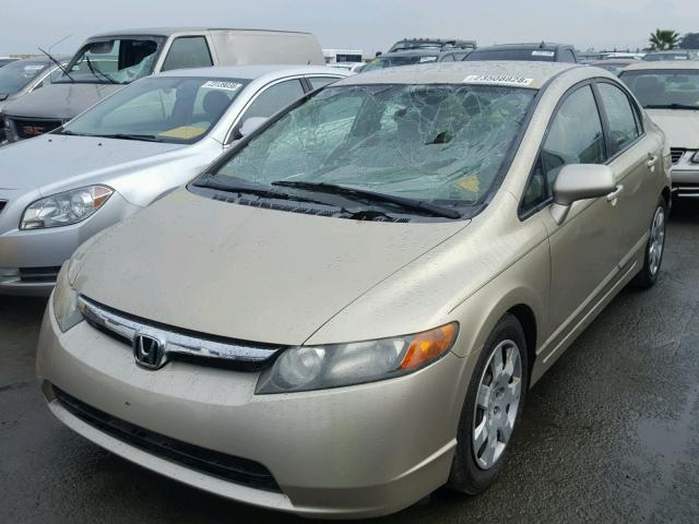 1HGFA16588L026728 - 2008 HONDA CIVIC LX GOLD photo 2