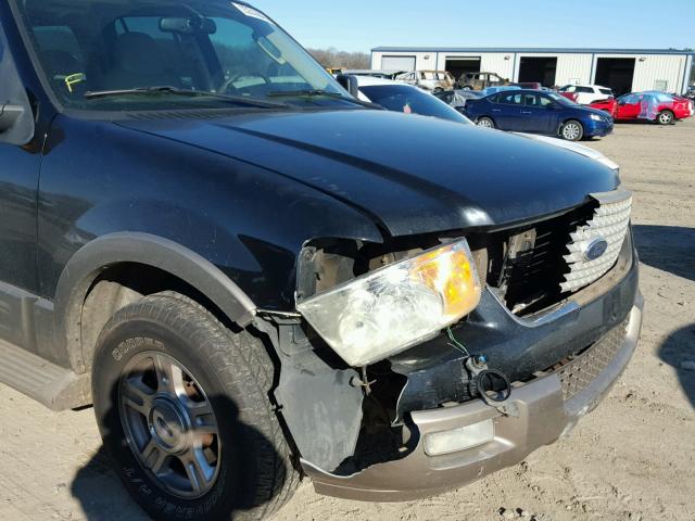 1FMPU17L24LA75288 - 2004 FORD EXPEDITION BLACK photo 9