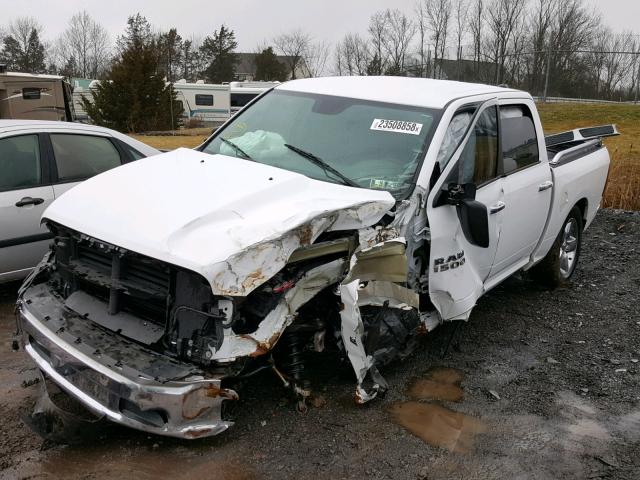 1C6RR7LT9ES427787 - 2014 RAM 1500 SLT WHITE photo 2