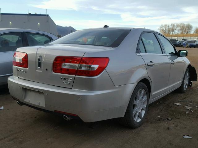 3LNHM28T28R620518 - 2008 LINCOLN MKZ SILVER photo 4