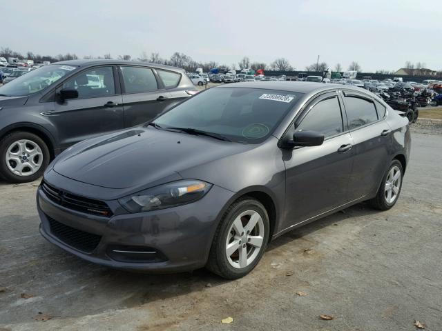 1C3CDFBB6GD592739 - 2016 DODGE DART SXT GRAY photo 2