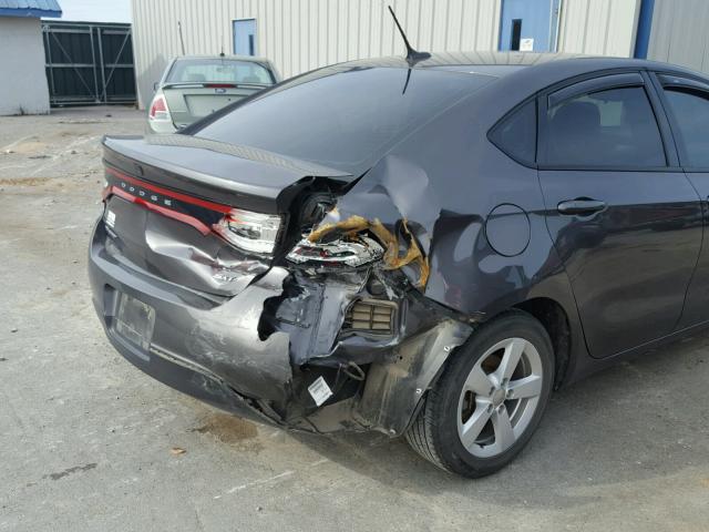 1C3CDFBB6GD592739 - 2016 DODGE DART SXT GRAY photo 9