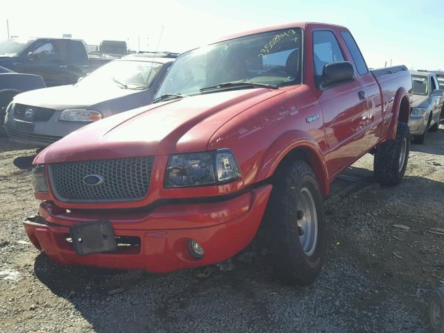 1FTYR14U42PA01433 - 2002 FORD RANGER SUP RED photo 2