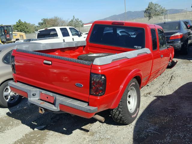 1FTYR14U42PA01433 - 2002 FORD RANGER SUP RED photo 4