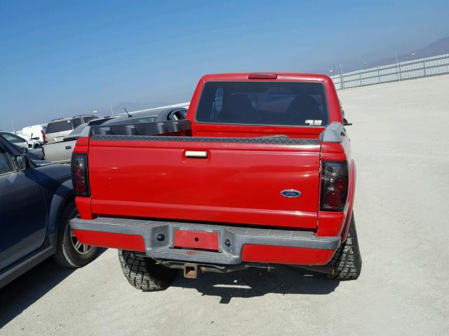 1FTYR14U42PA01433 - 2002 FORD RANGER SUP RED photo 6