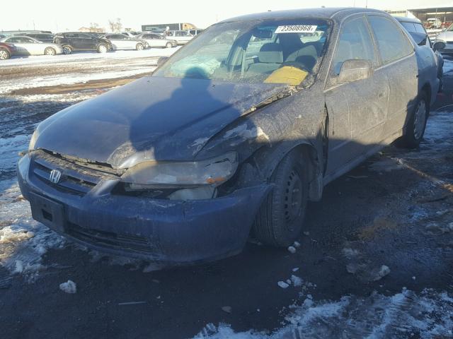 1HGCG56441A102432 - 2001 HONDA ACCORD LX BLUE photo 2