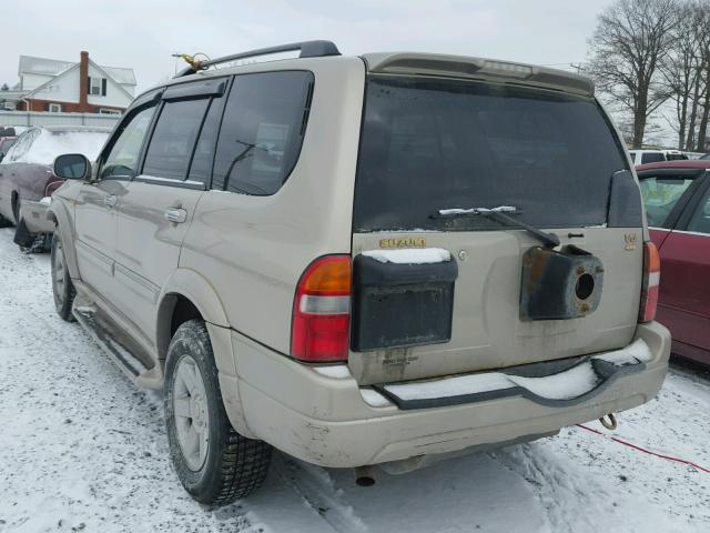 JS3TX92VX24121508 - 2002 SUZUKI XL7 PLUS TAN photo 3