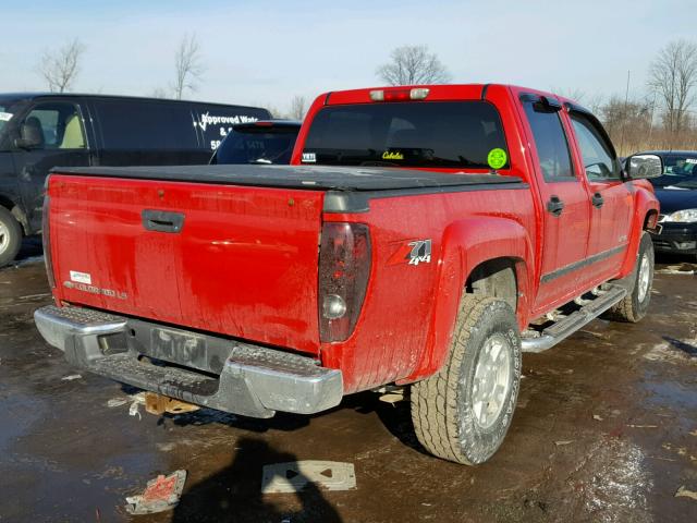 1GCDT136758144345 - 2005 CHEVROLET COLORADO RED photo 4