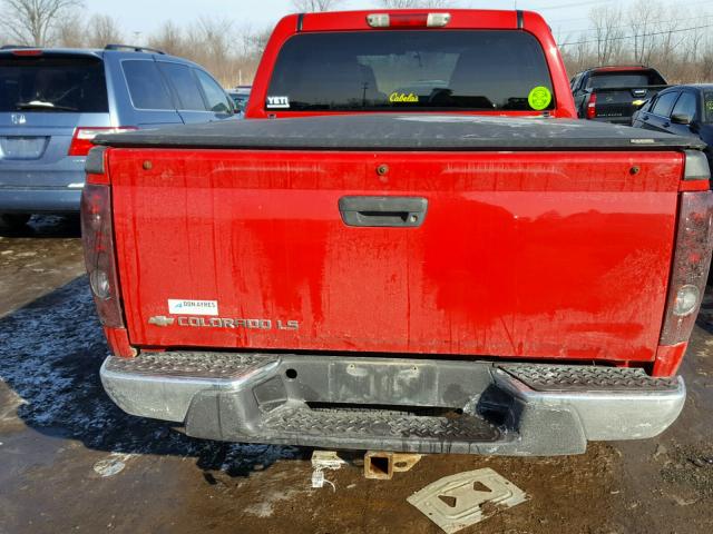 1GCDT136758144345 - 2005 CHEVROLET COLORADO RED photo 6