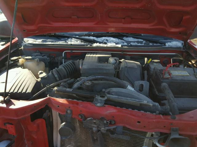 1GCDT136758144345 - 2005 CHEVROLET COLORADO RED photo 7