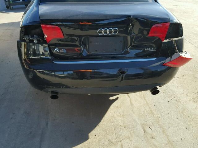 WAUDF78E87A134961 - 2007 AUDI A4 2.0T QU BLACK photo 9