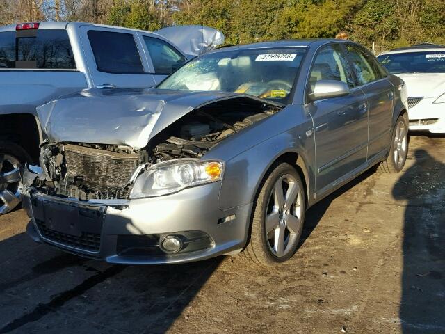 WAUDH78E28A160211 - 2008 AUDI A4 3.2 QUA GRAY photo 2