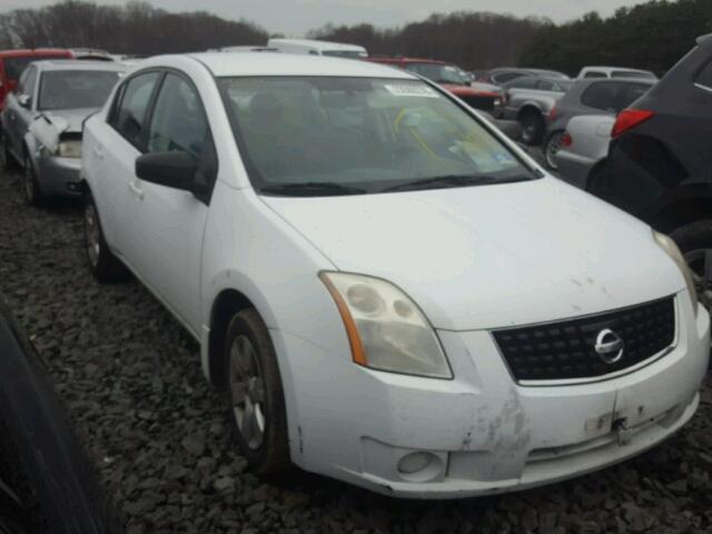 3N1AB61E68L685537 - 2008 NISSAN SENTRA 2.0 WHITE photo 1