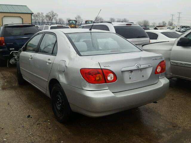 1NXBR32E54Z268576 - 2004 TOYOTA COROLLA LE SILVER photo 3