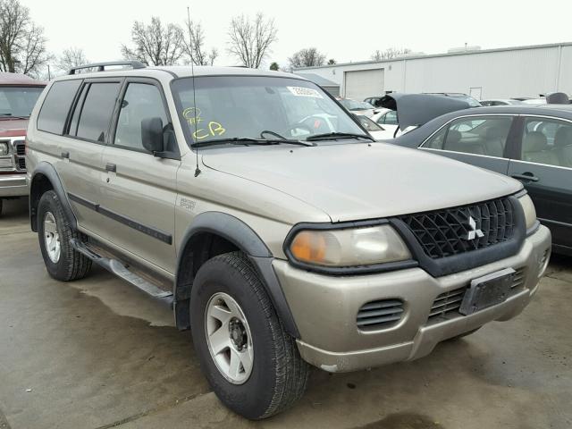 JA4LS21H42J053959 - 2002 MITSUBISHI MONTERO SP BEIGE photo 1