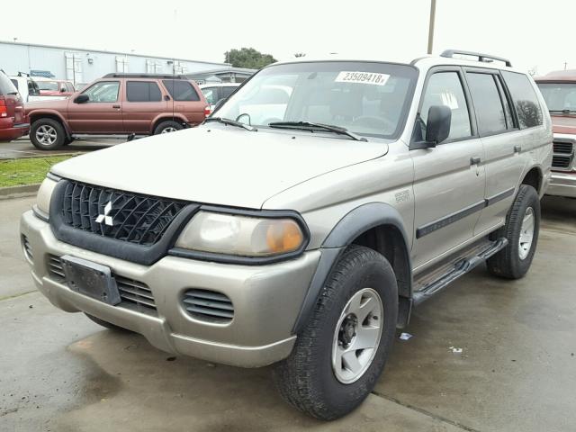 JA4LS21H42J053959 - 2002 MITSUBISHI MONTERO SP BEIGE photo 2