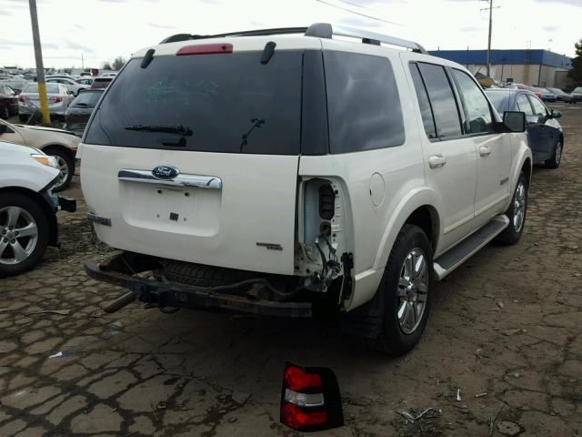 1FMEU75E37UB46575 - 2007 FORD EXPLORER L WHITE photo 4