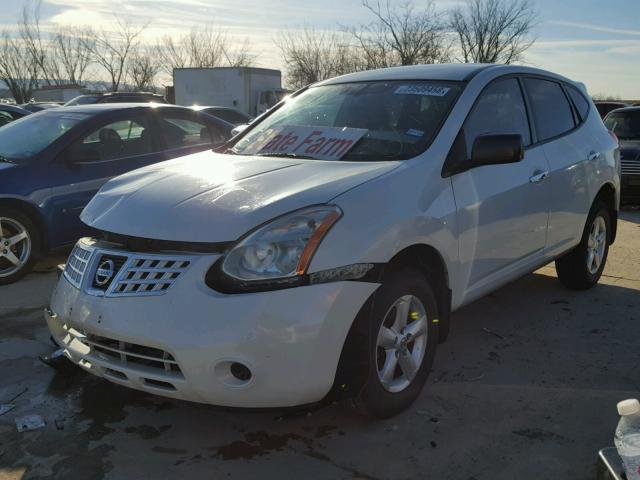 JN8AS5MTXAW506423 - 2010 NISSAN ROGUE S WHITE photo 2