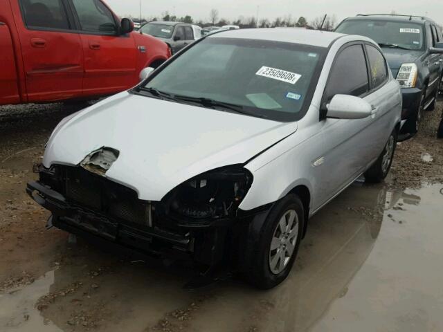 KMHCM36C29U136569 - 2009 HYUNDAI ACCENT GS SILVER photo 2