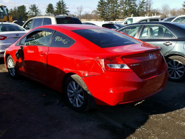 2HGFG3B81CH518209 - 2012 HONDA CIVIC EX RED photo 3