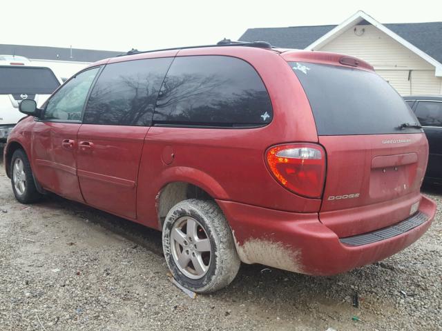 2D4GP44L45R184011 - 2005 DODGE GRAND CARA RED photo 3