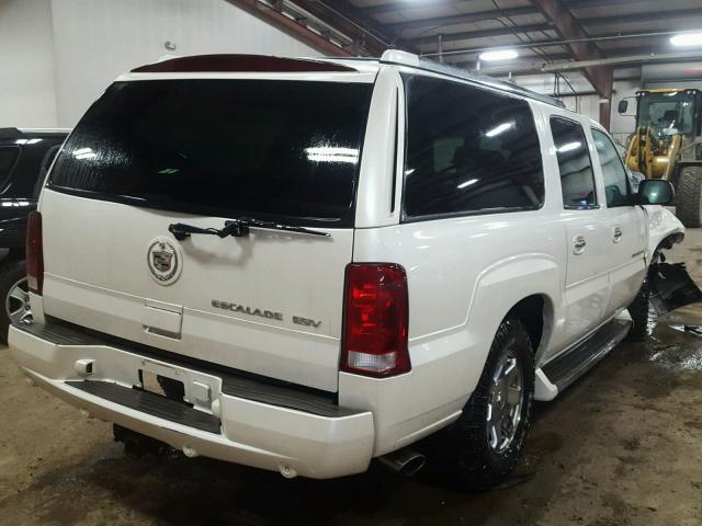 3GYFK66N84G302903 - 2004 CADILLAC ESCALADE E WHITE photo 4
