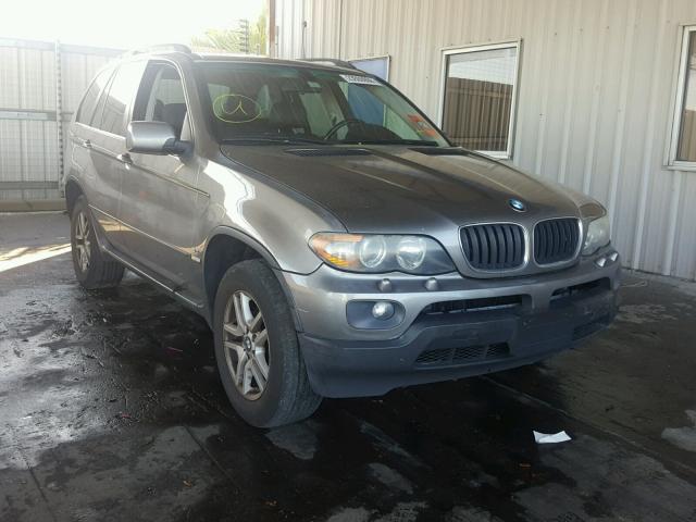 5UXFA13575LY23579 - 2005 BMW X5 3.0I SILVER photo 1