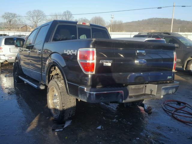 1FTFW1EV6AFC88463 - 2010 FORD F150 SUPER BLACK photo 3