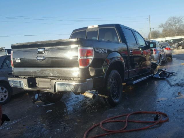 1FTFW1EV6AFC88463 - 2010 FORD F150 SUPER BLACK photo 4