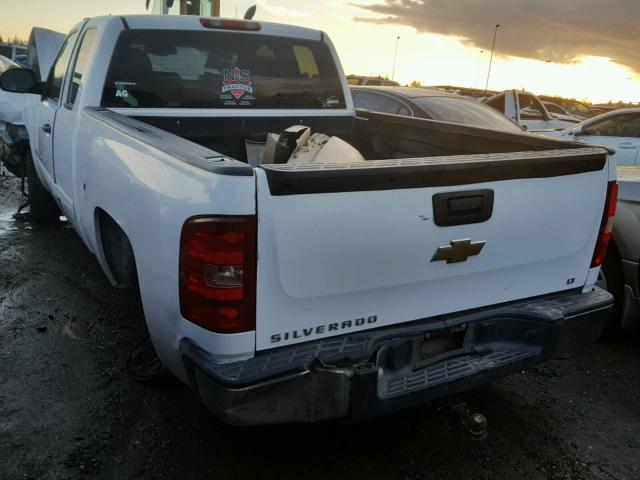 1GCEC19C78Z193013 - 2008 CHEVROLET SILVERADO WHITE photo 3