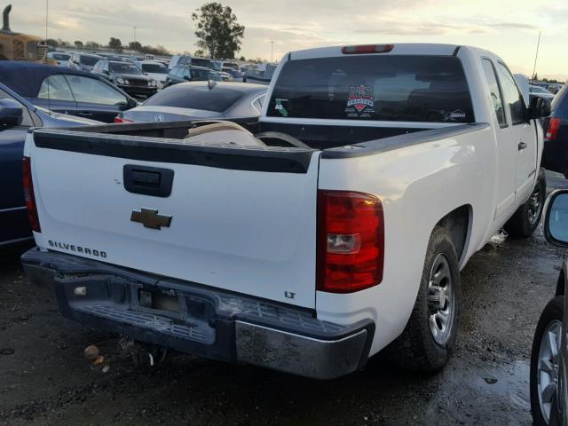 1GCEC19C78Z193013 - 2008 CHEVROLET SILVERADO WHITE photo 4