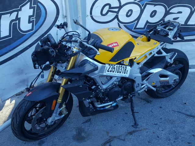 ZD4TYC009CS000065 - 2012 APRILIA TUONO VR4 YELLOW photo 5