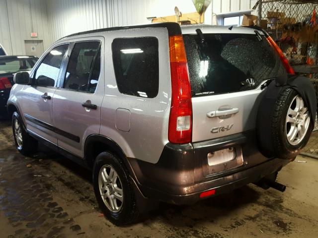 JHLRD78823C040665 - 2003 HONDA CR-V EX SILVER photo 3