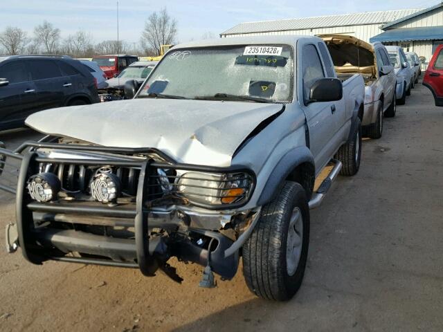 5TEWN72N13Z299323 - 2003 TOYOTA TACOMA XTR SILVER photo 2