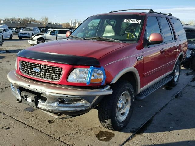 1FMFU18L6VLC32672 - 1997 FORD EXPEDITION RED photo 2
