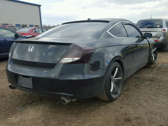 1HGCS2B82CA006520 - 2012 HONDA ACCORD EXL BLACK photo 4