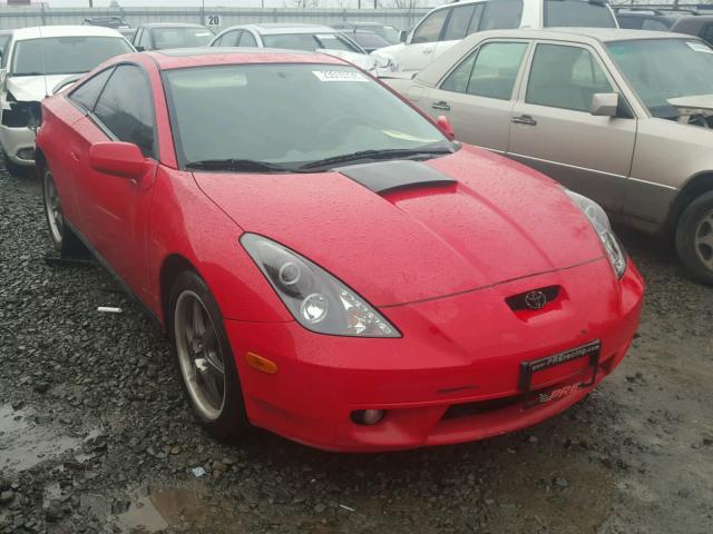 JTDDR32T410077570 - 2001 TOYOTA CELICA GT RED photo 1