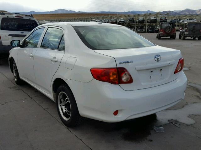 JTDBL40E999071628 - 2009 TOYOTA COROLLA BA WHITE photo 3