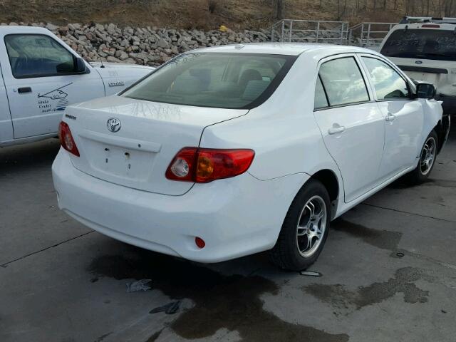 JTDBL40E999071628 - 2009 TOYOTA COROLLA BA WHITE photo 4