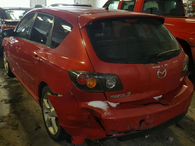 JM1BK143341177509 - 2004 MAZDA 3 HATCHBAC RED photo 3